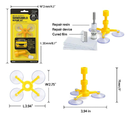 Windshield Repair Kit- Reparador de parabrisas